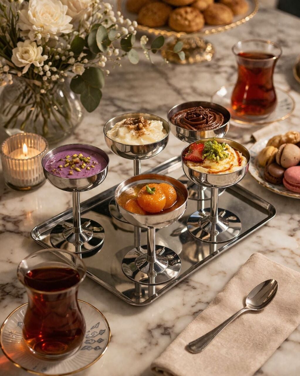 Kahve Sunumunda Çelik Tepsi Şıklığı: Misafirleriniz İçin 5 Modern Konsept