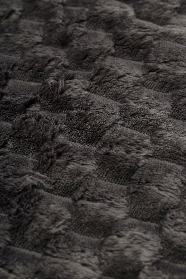 PETEK Serisi-KIŞLIK- ÇİFT Kişilik Peluş Welsoft Battaniye Seti - Yumuşak Popcorn