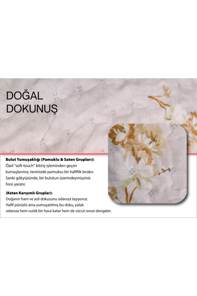 FLOWERS Serisi TEK Kişilik Kapitone Yatak Örtüsü - Çiçekli Desen Fırfırlı Desen 2