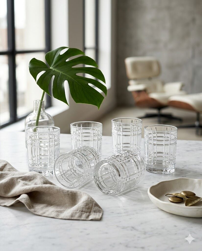 6lı Set Kahve Yanı Su Bardağı