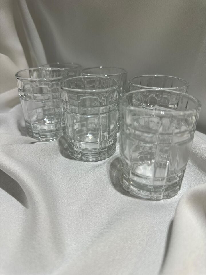 6lı Set Kahve Yanı Su Bardağı