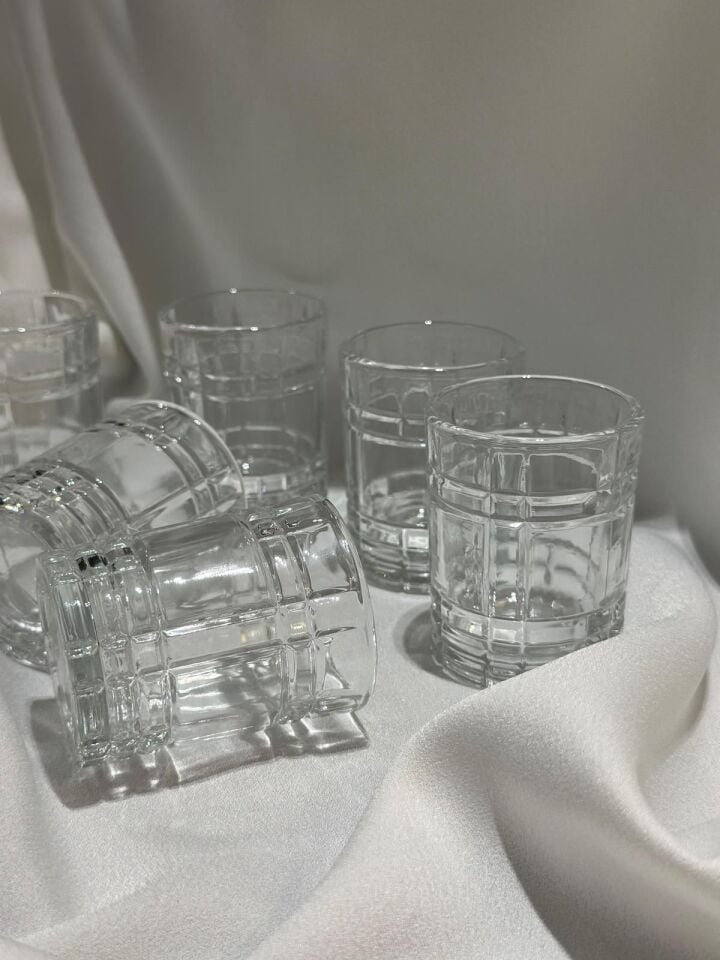 6lı Set Kahve Yanı Su Bardağı