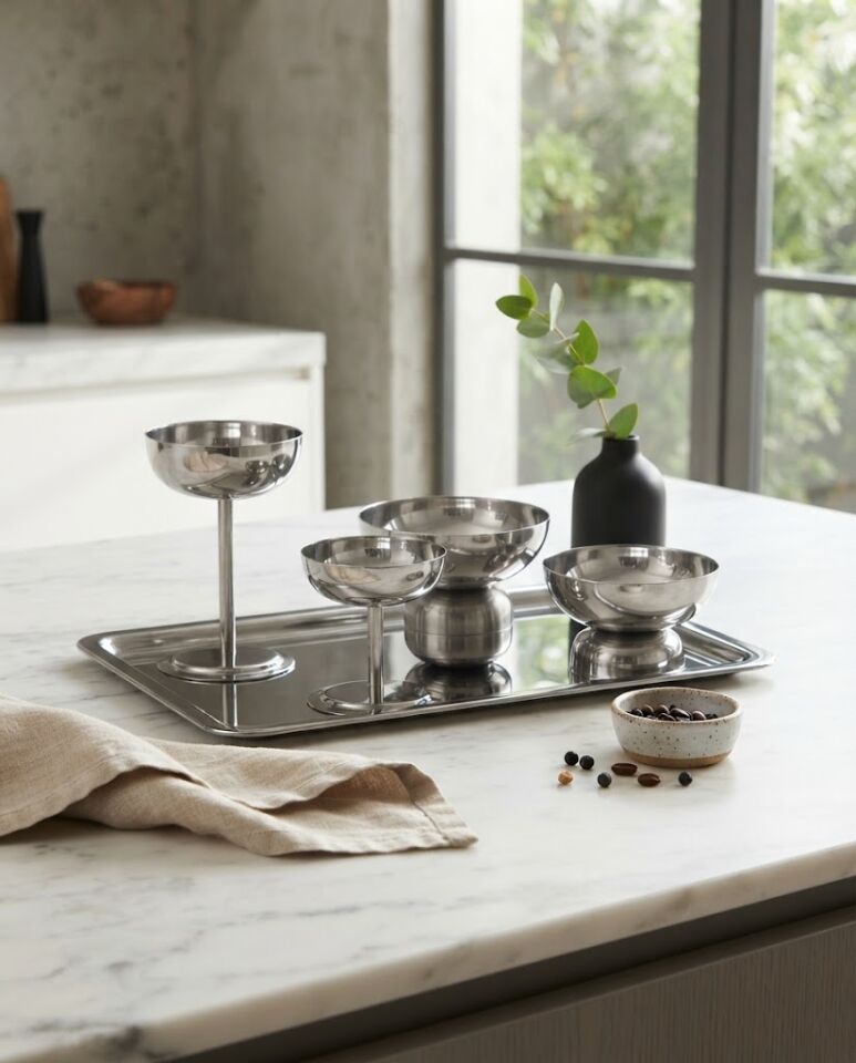 PASLANMAZ ÇELİK SET-5 PARÇA