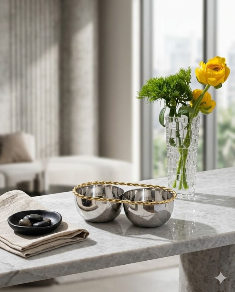 Gümüş 2 li Çerezlik