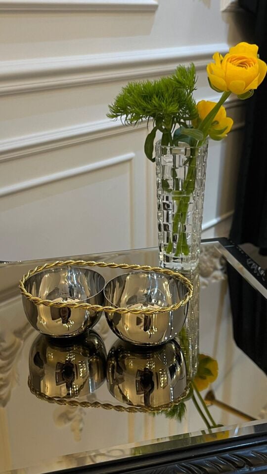 Gümüş 2 li Çerezlik