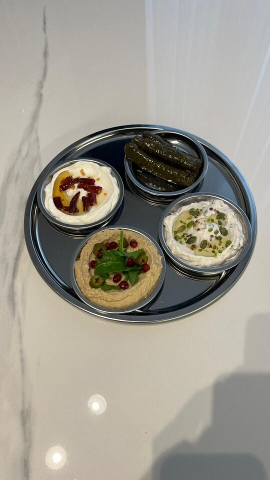 5'li Mezelik Çelik Set