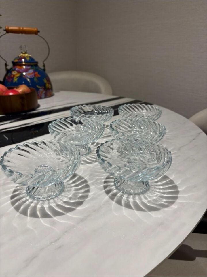 Tasarım Ayaklı Kase 6 lı Set