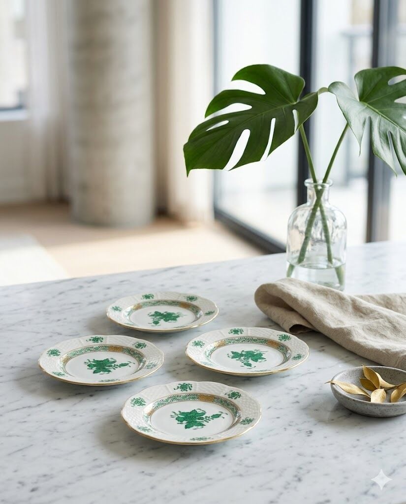 Herend 12Cm Tabak - Yeşil