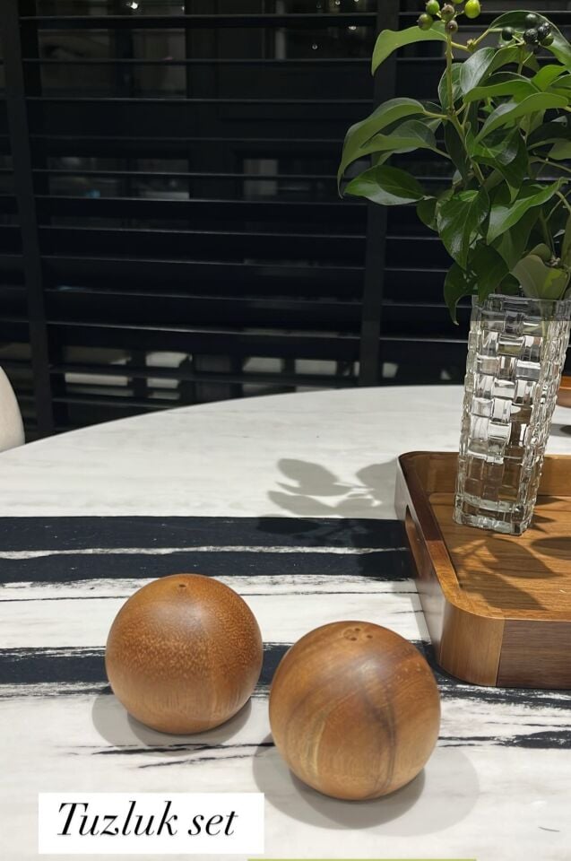 Akasya Tuzluk-Biberlik Set