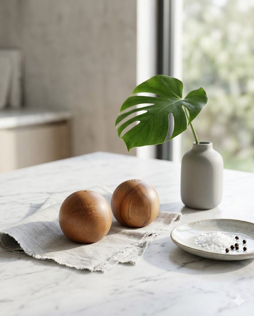 Akasya Tuzluk-Biberlik Set