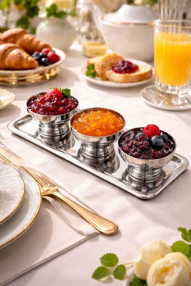 REÇELLİK SET- 4 PARÇA PASLANMAZ ÇELİK