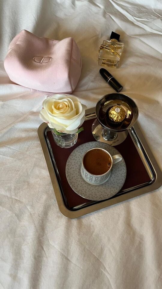 DERİ SERVİSLİ KAHVE SUNUM SETİ