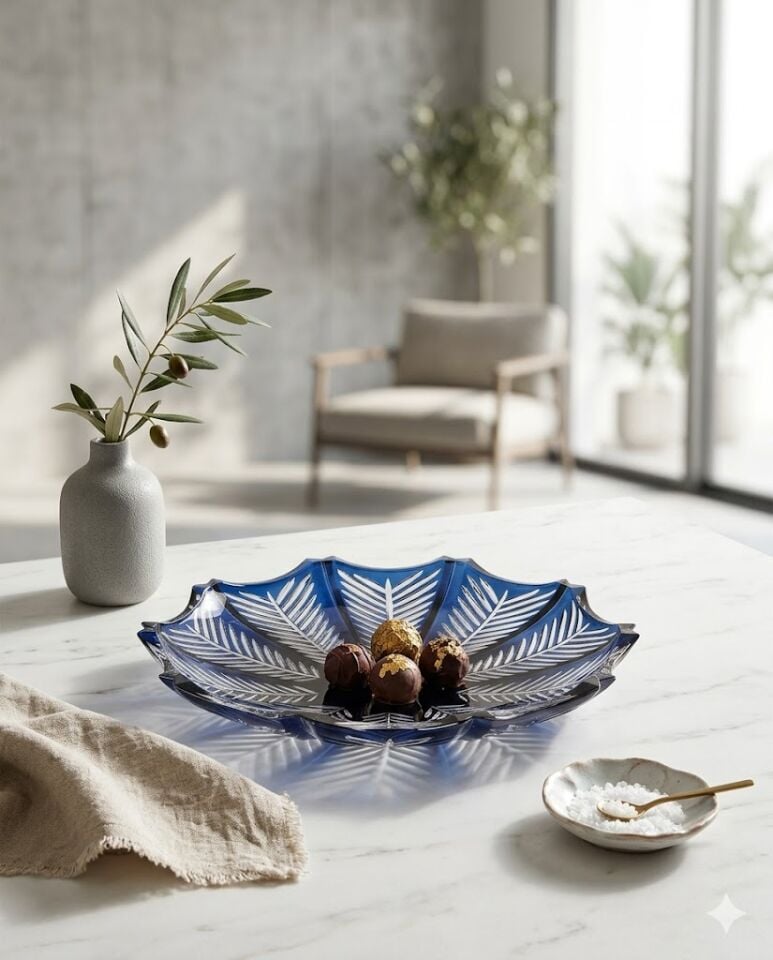 MAVİ SUNUM SET -3 PARÇA- PREMİUM COLLECTİON-
