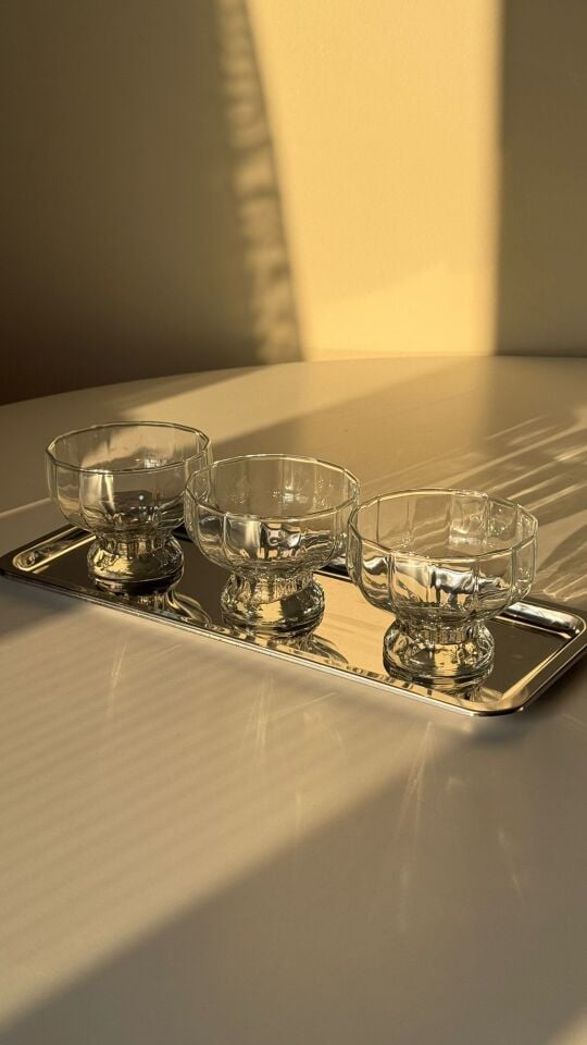 MİNİ CAM KASE SET-4LÜ
