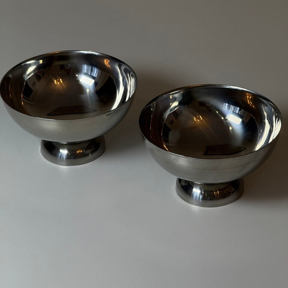 PASLANMAZ ÇELİK KASE- 2Lİ SET-