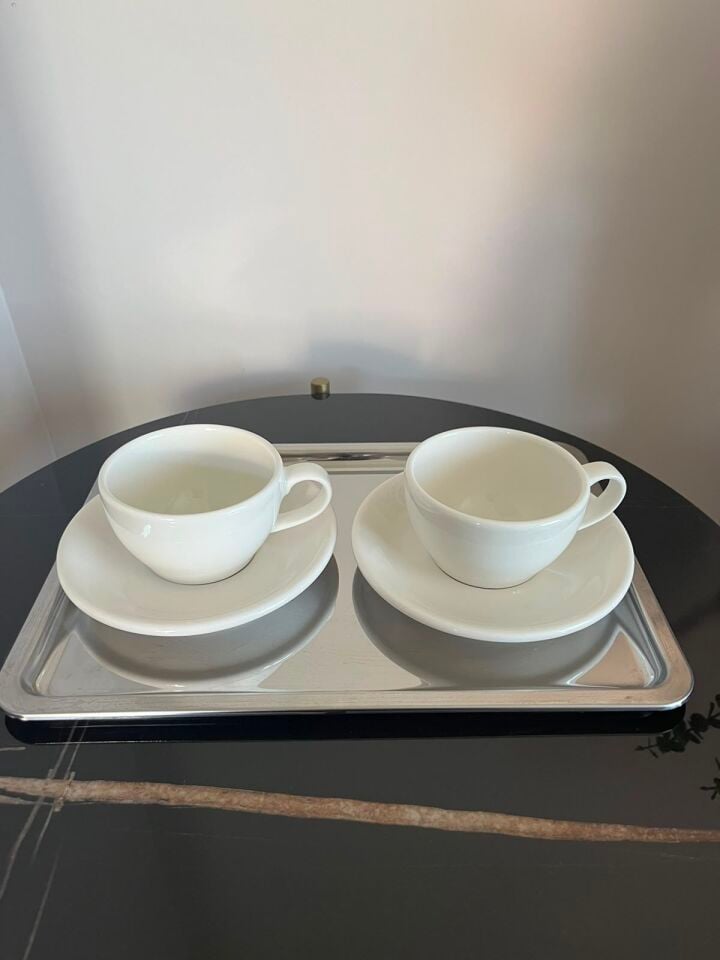 PORSELEN ÇAY FİNCANI-2Lİ SET-