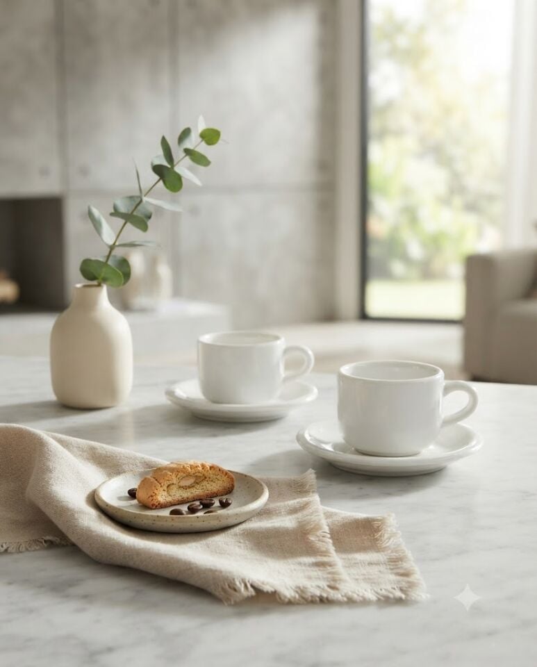 PORSELEN KAHVE FİNCANI-2Lİ SET-