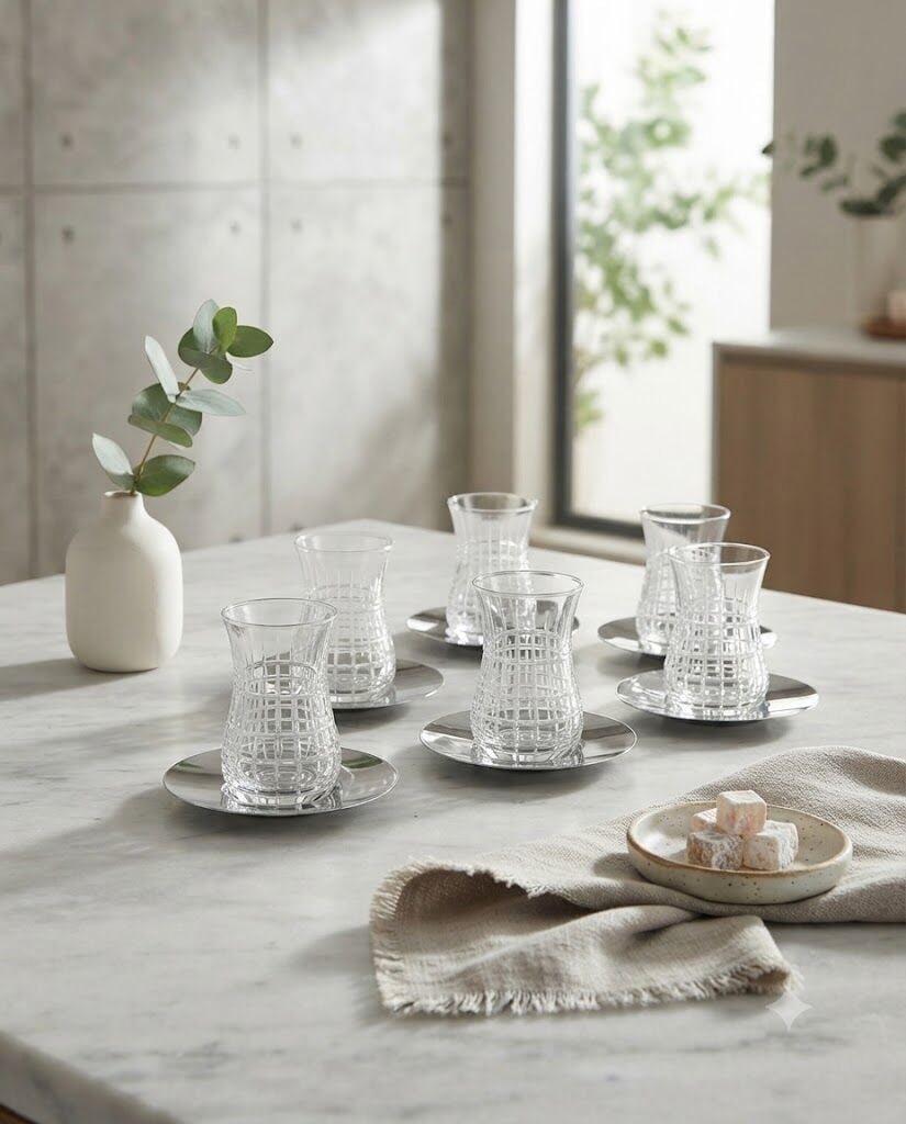 SHİNE ÇAY SETİ-12 PARÇA SET