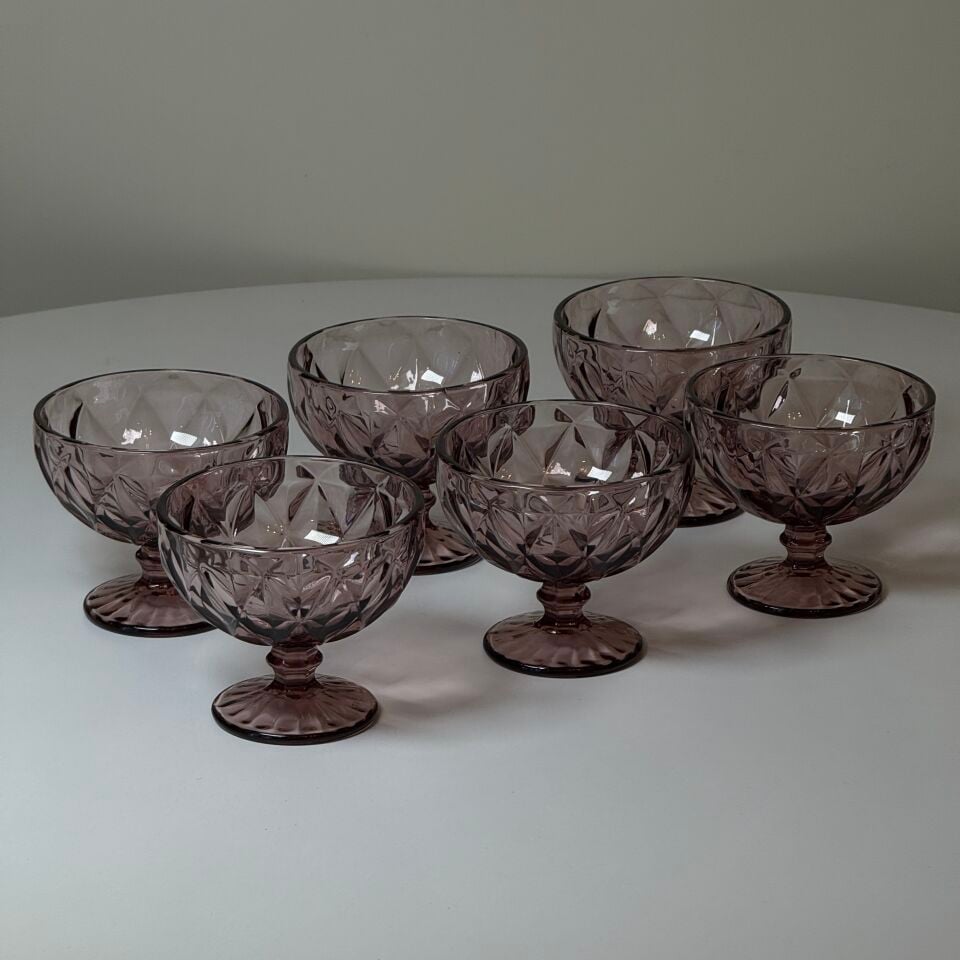 GOBLETTE AYAKLI KASE - 6LI SET