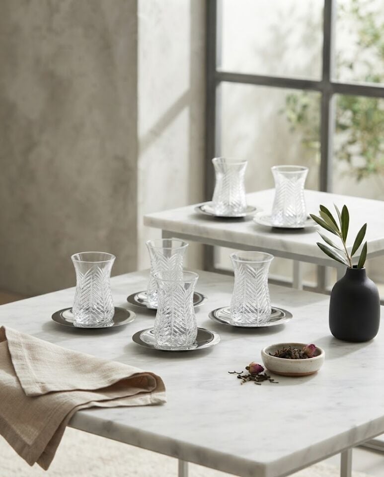 LADİN ÇAY SETİ- 6 KİŞİLİK